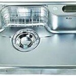 حوض المطبخ الكورى 75 × 50 سم بالصرف و المشتملات HENZ KOREA إستانلس Made In Korea