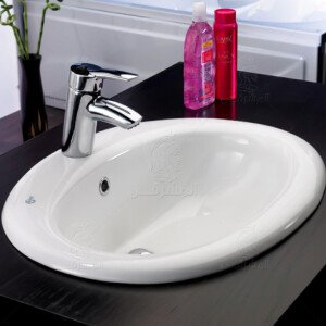 حوض ساقط رخامة سبيس G 0460 مقاس 60 × 48 سم من ايديال ستاندرد