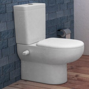 مرحاض بلان ملاصق للحائط G0686 بالشطاف الداخلى و السيديلى العادى بالعدة وطقم التثبيت من أيديال ستاندرد