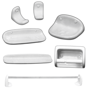 طقم اكسسوارات 6 قطع خزف موديل ستديو من أيديال ستاندرد